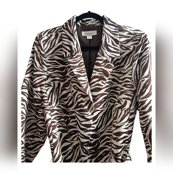 Danillo Zebra Patterned Jacket - 18W - Picture 2 of 3